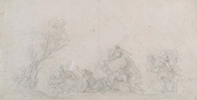 Antonio Domenico Gabbiani, fight of ancient soldiers